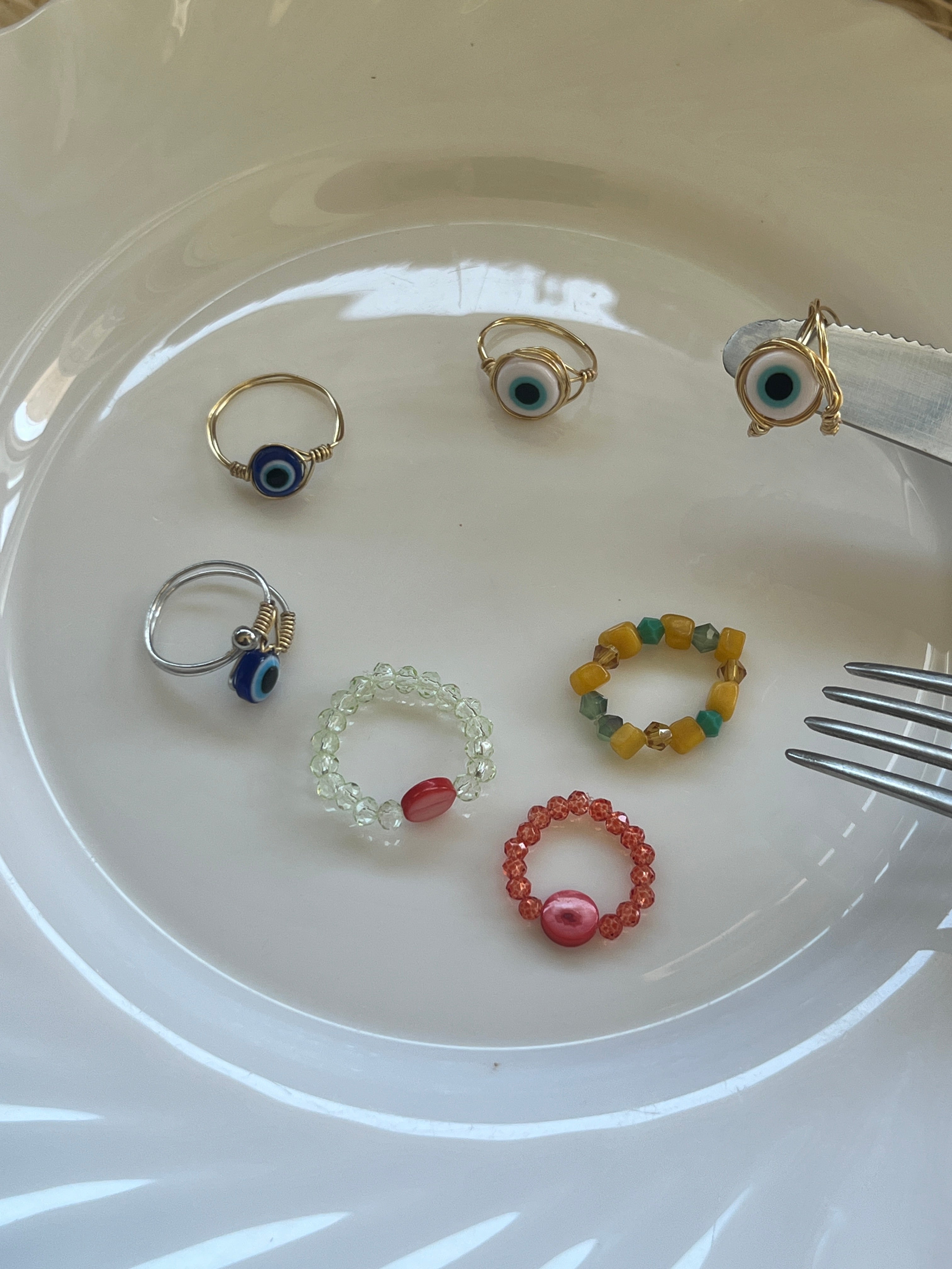 The Siren's Eye Wire - Wrapped Ring - Sirena Jewelry