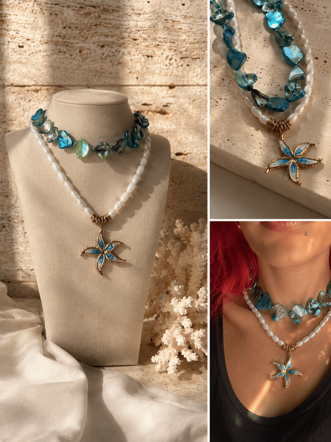 The "Sirens' Wave" Detachable Layering Duo - Sirena Jewelry