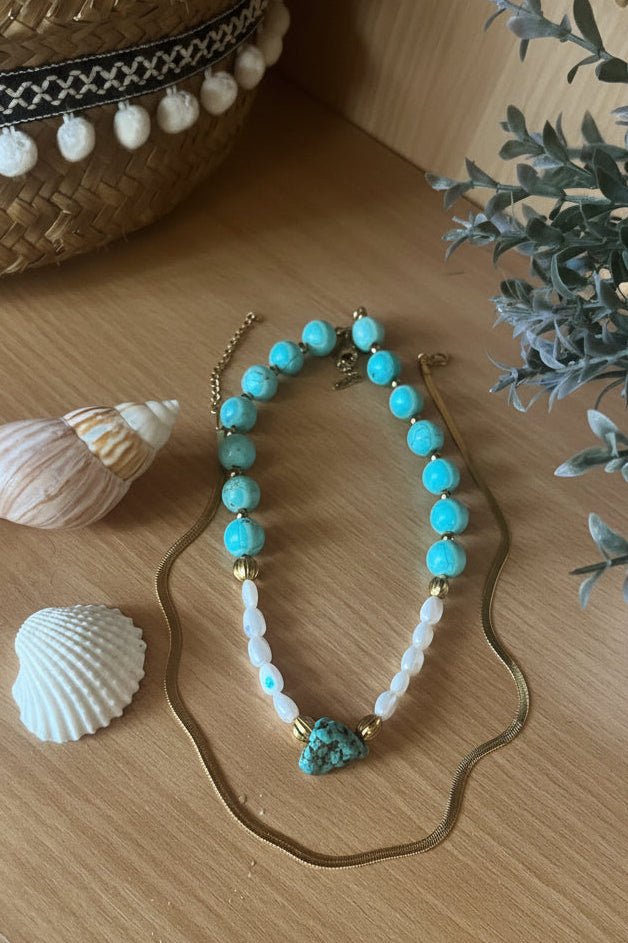 Turquoise Necklace Set - Sirena Jewelry