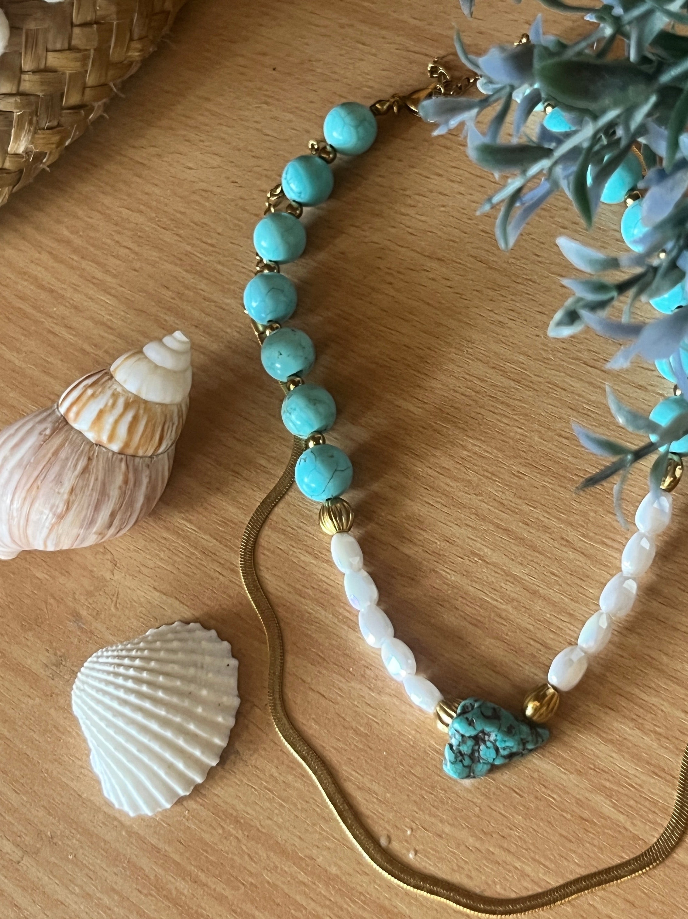 Turquoise Necklace Set - Sirena Jewelry