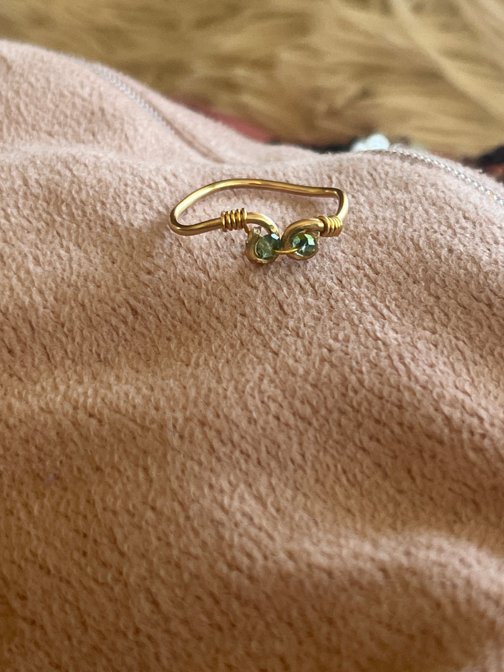 Twin Pearl Minimal Ring – Χειροποίητο Δαχτυλίδι με Πέρλες - Sirena Jewelry