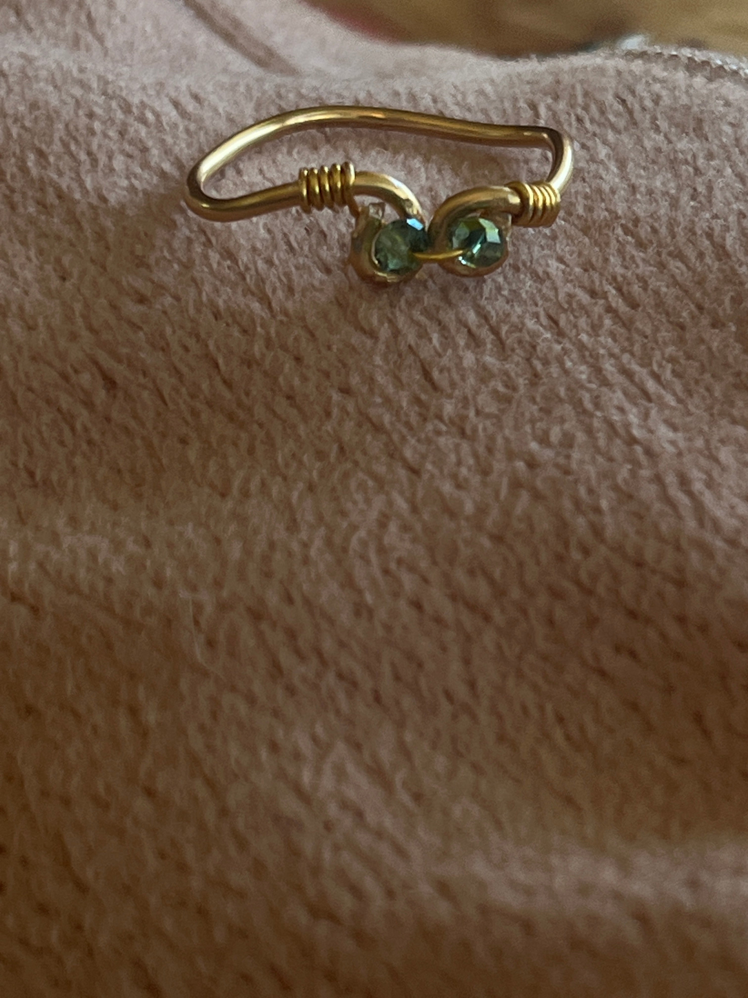 Twin Pearl Minimal Ring – Χειροποίητο Δαχτυλίδι με Πέρλες - Sirena Jewelry